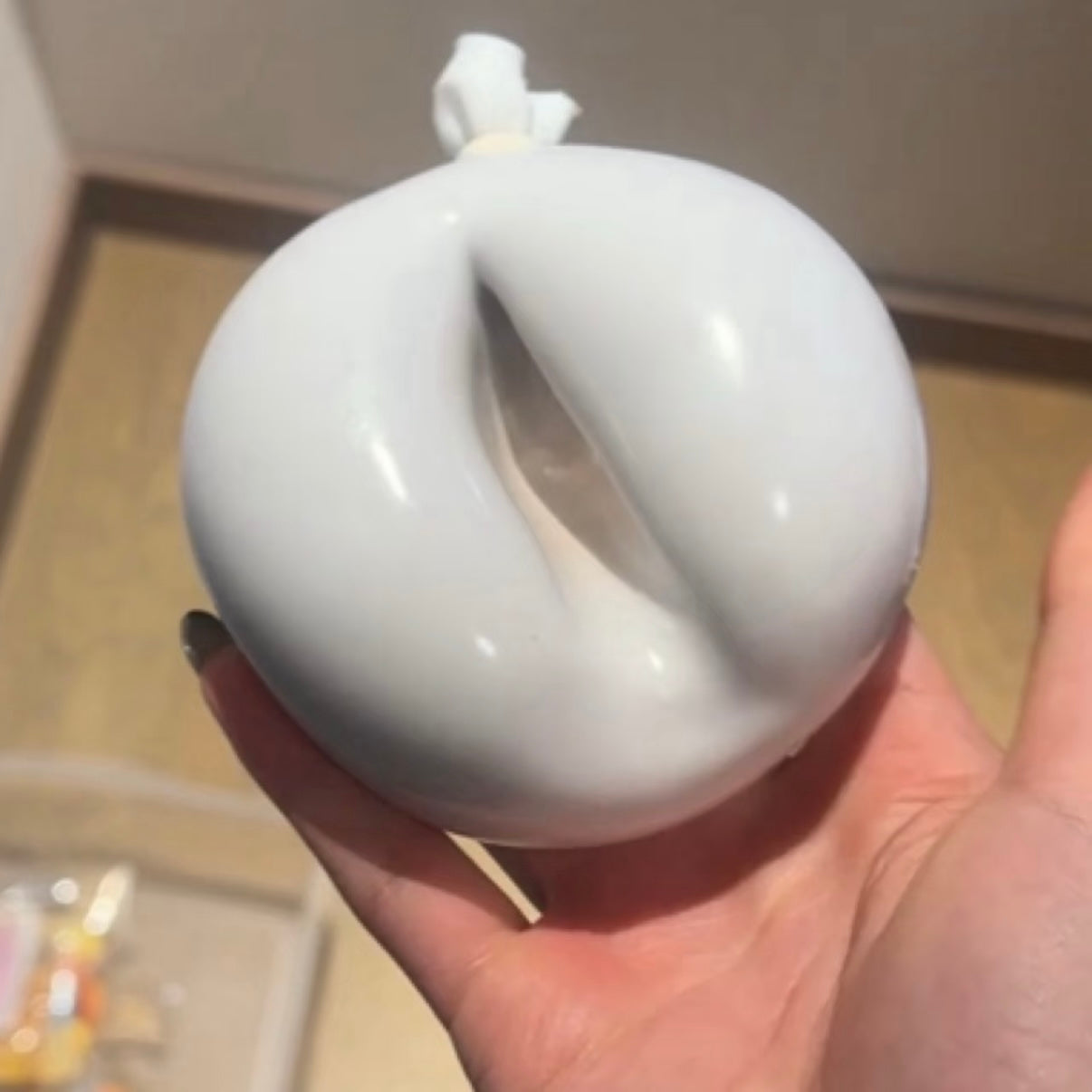 9 Colors Frosted Milk Mochi Stress Ball (Need to use a syringe to suck out the air)