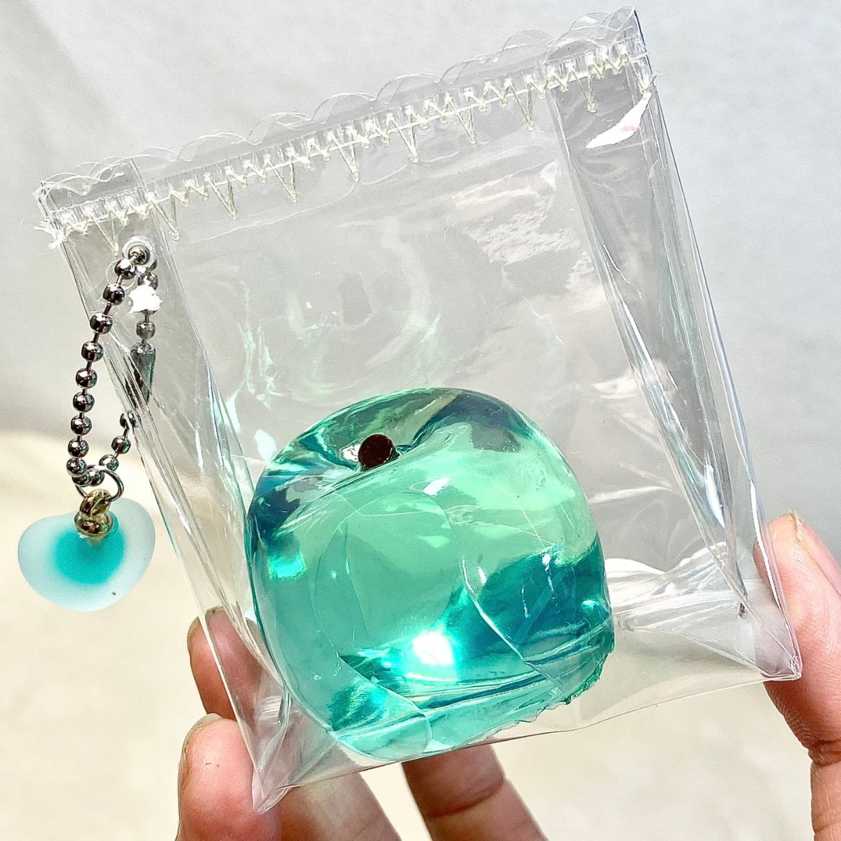 Mini Sparkle Star Apple Bag Squishy
