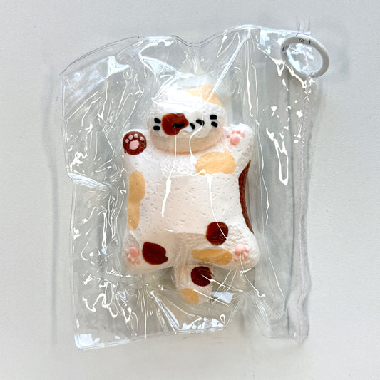 Flying Calico Cat Bag Squishy