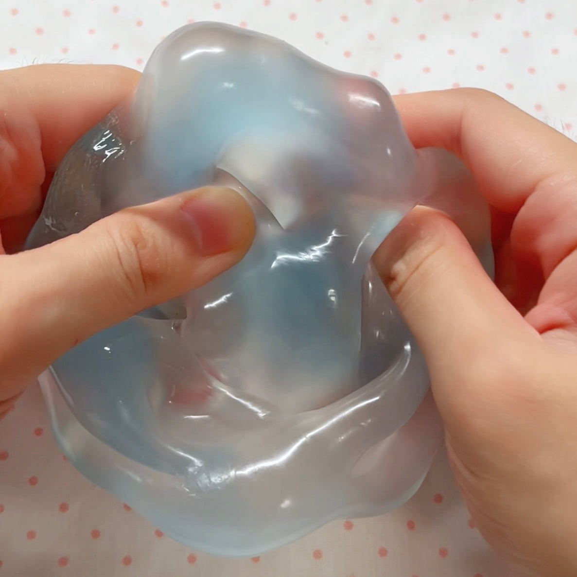 Blue Gradient Coconut Oil Stress Ball