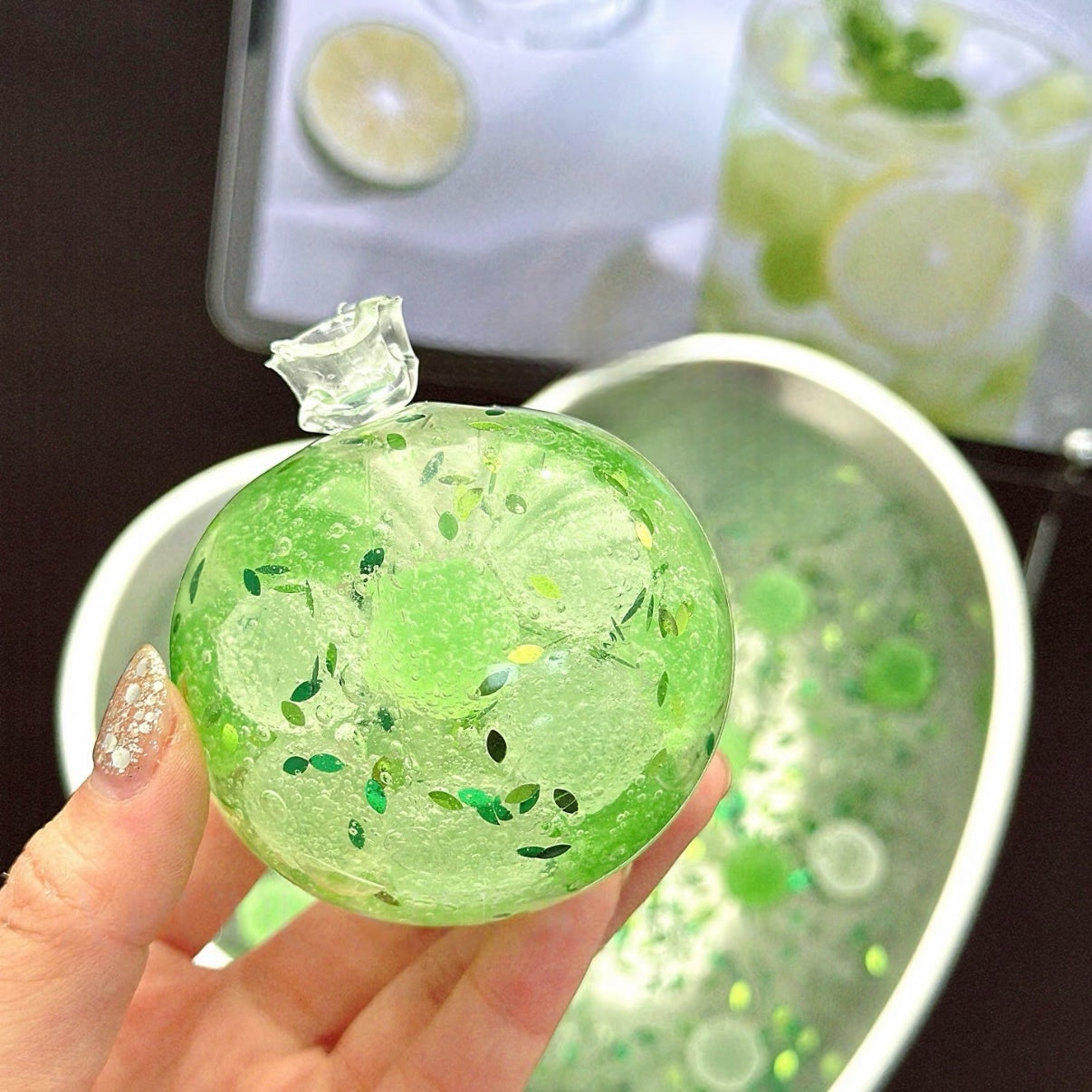 Green Tea Candy Stress Ball