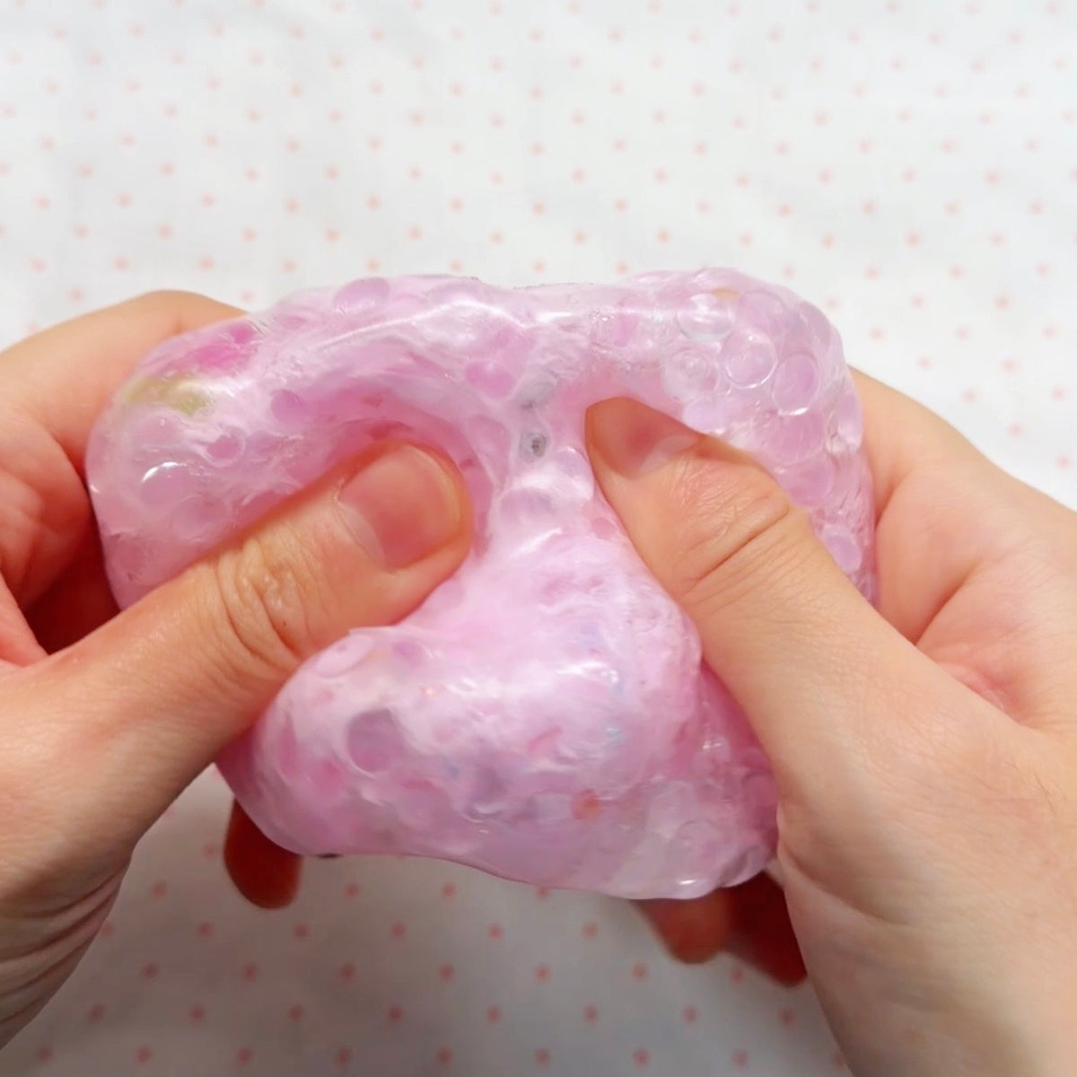 Clear Cherry Wax Cracking Ball