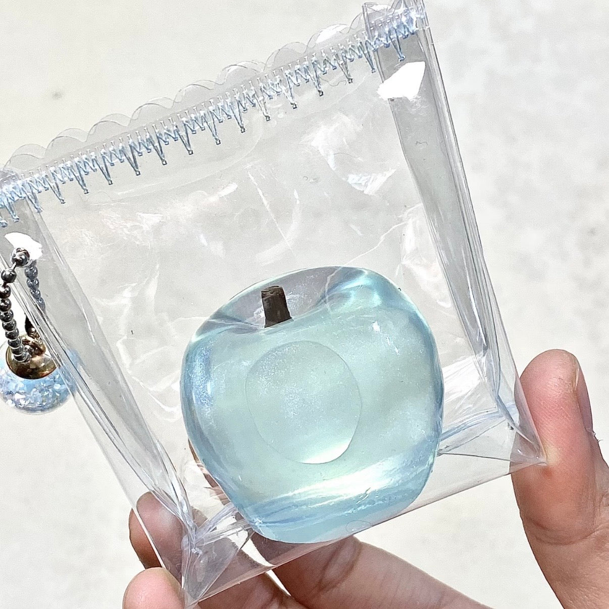 Mini Sparkle Star Apple Bag Squishy