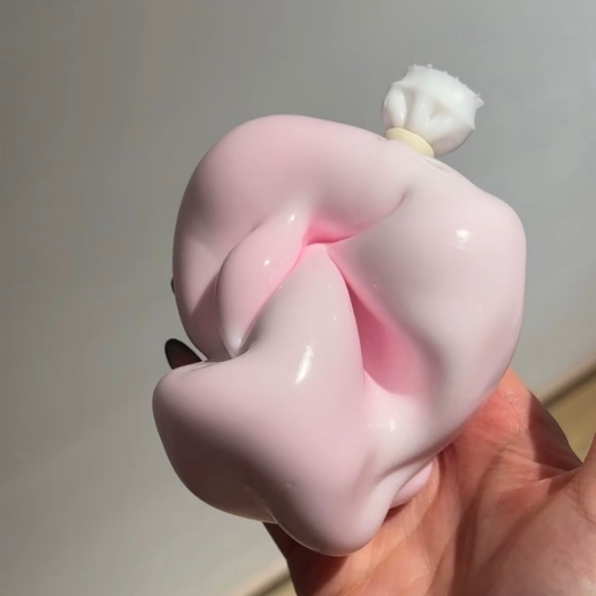 9 Colors Frosted Milk Mochi Stress Ball (Need to use a syringe to suck out the air)