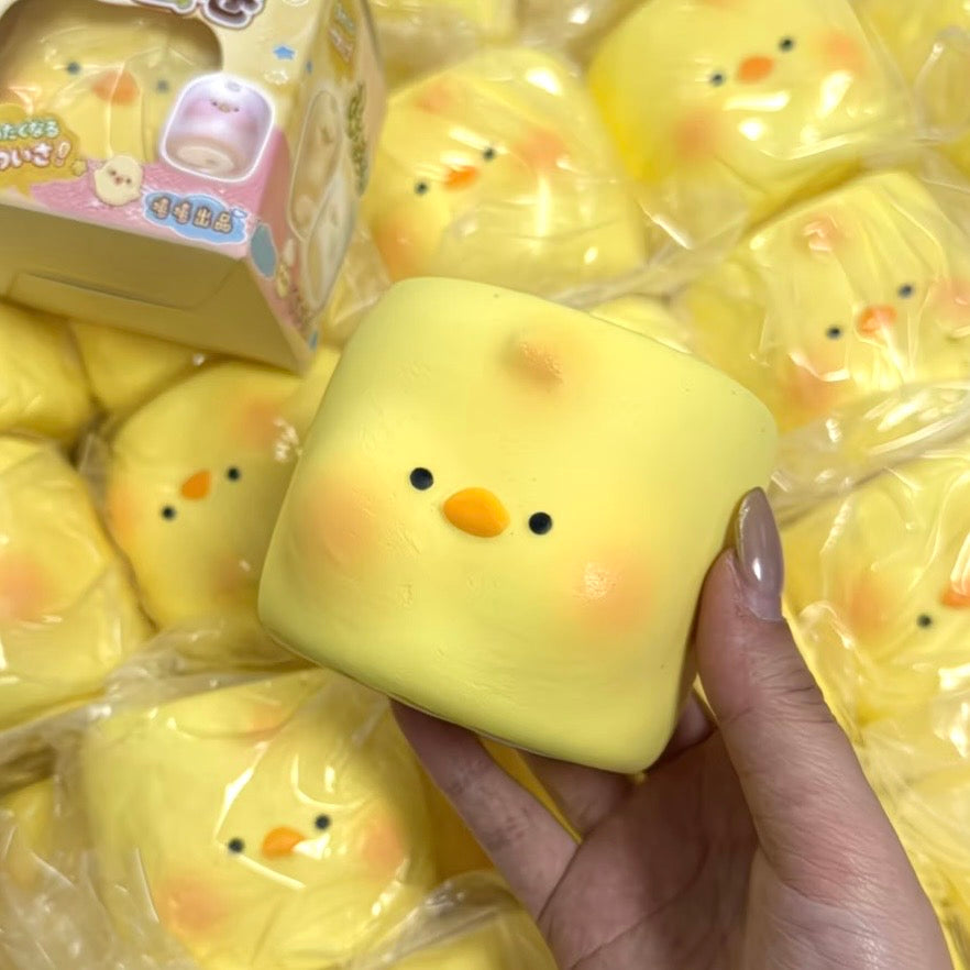 Little Yellow Chick Egg Roll Slow Rise Squishy