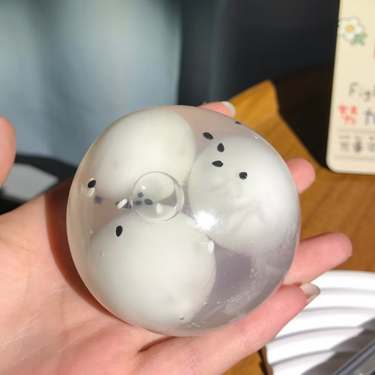 3 Little Glutinous Rice Crispy Wax Ball Stress Ball