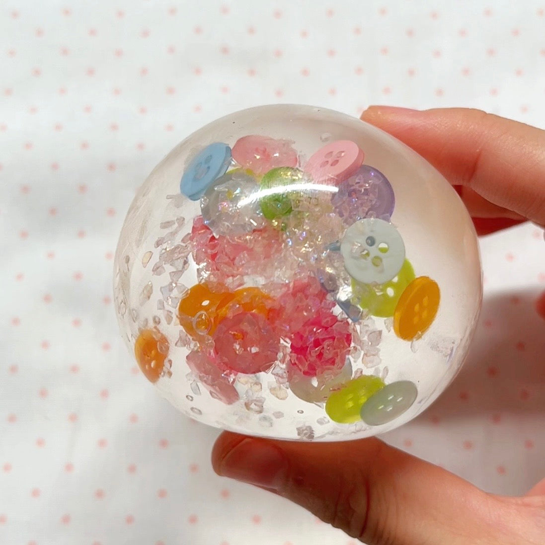 Dreamy Button Stress Ball