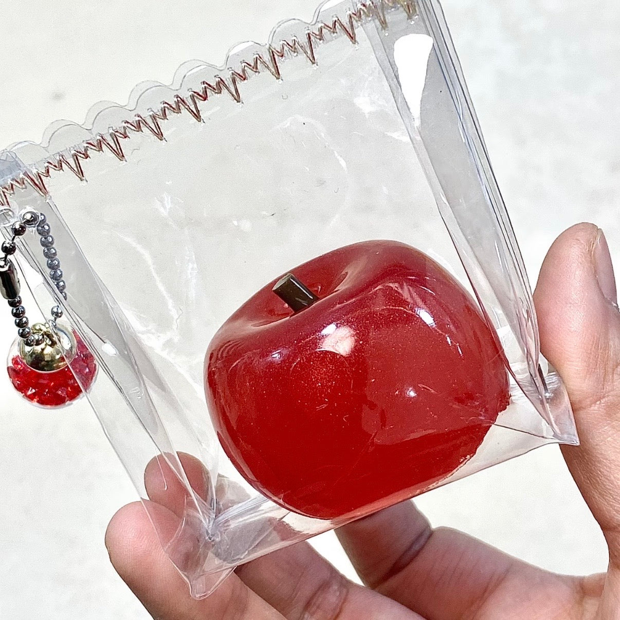 Mini Sparkle Star Apple Bag Squishy