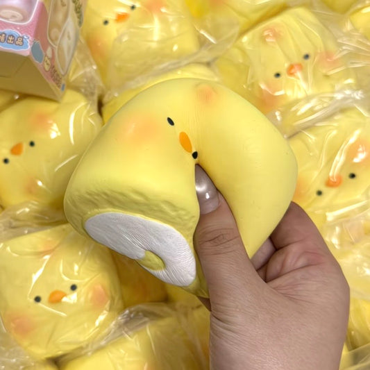 Little Yellow Chick Egg Roll Slow Rise Squishy