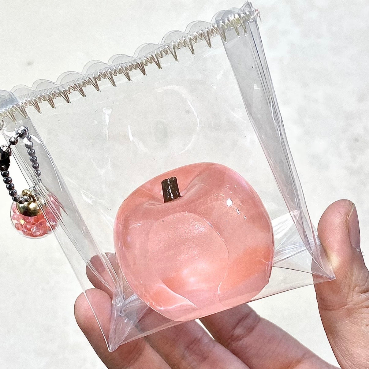 Mini Sparkle Star Apple Bag Squishy