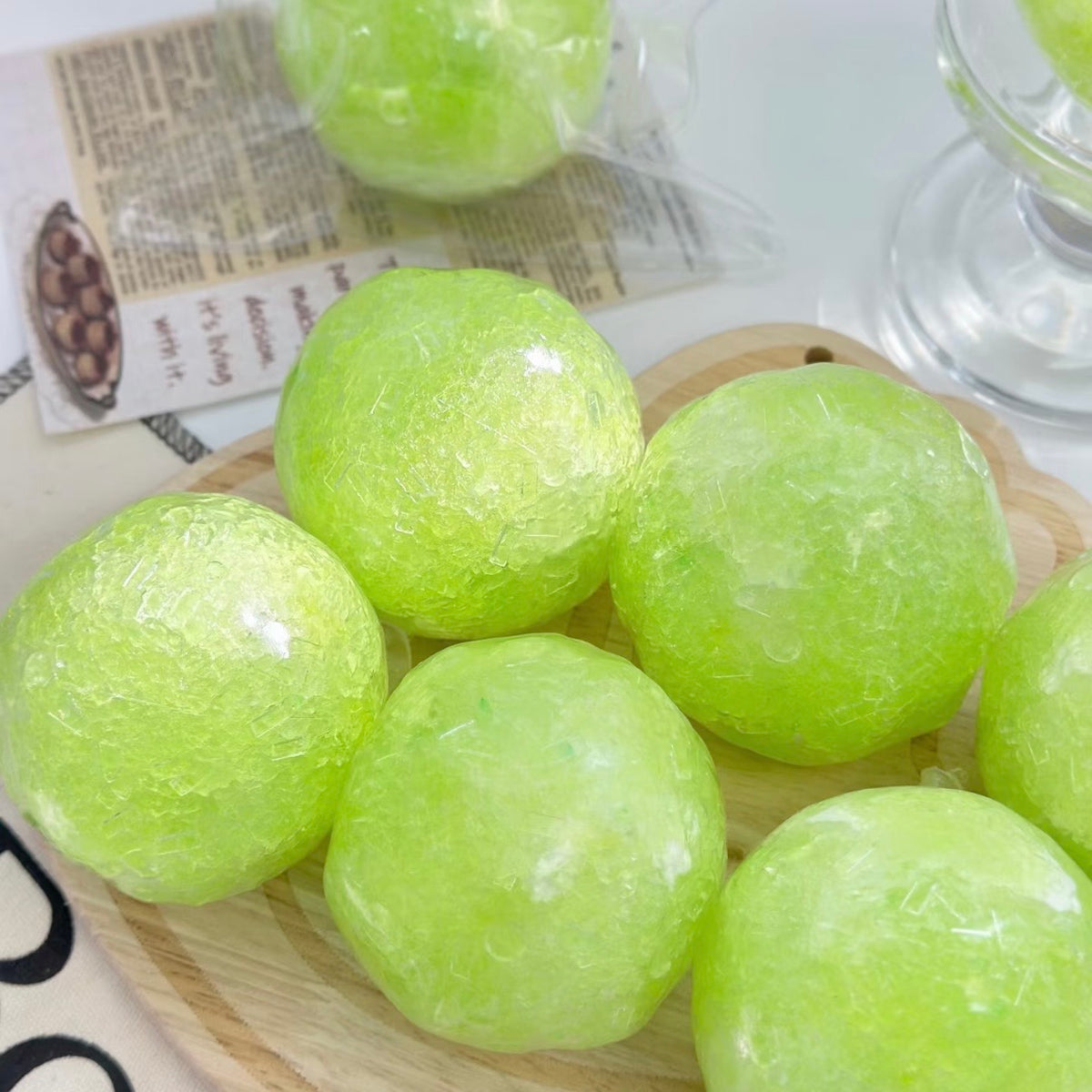 Layered Yogurt Green Smoothie Stress Ball