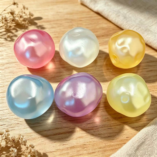 Pearlescent Pearl Coconut Oil Stress Ball