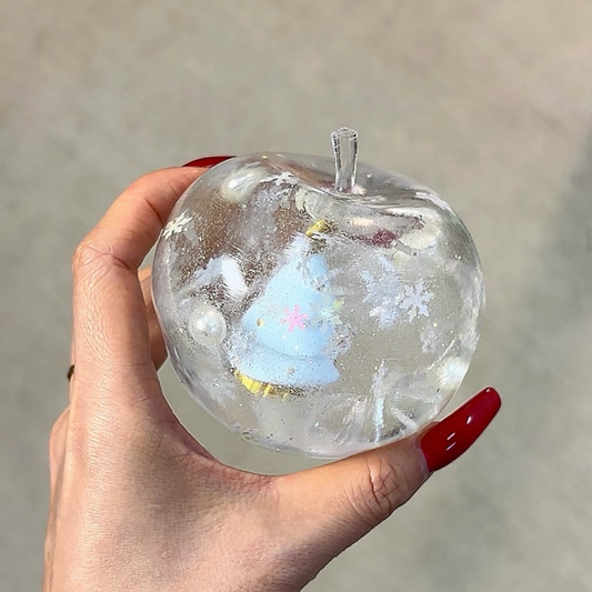 Vaseline Christmas Snowflake Apple