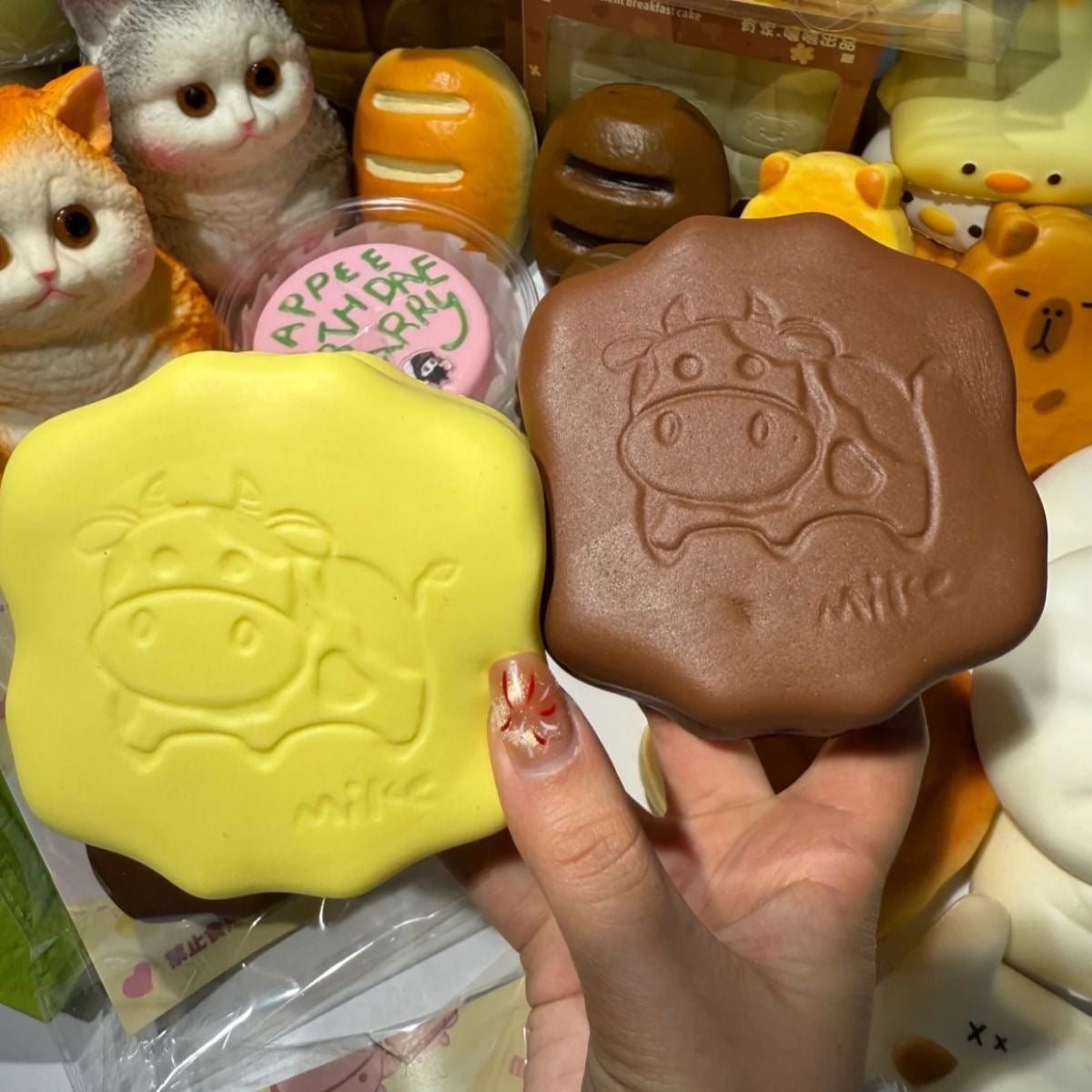 Milk Cow Bun Slow Rise Squishy