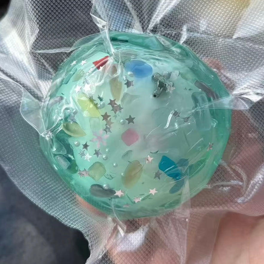 Small Sea Stones Crispy Stress Ball Cracking Wax Ball