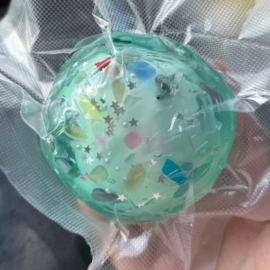 Small Sea Stones Crispy Stress Ball Cracking Wax Ball (Ship Within 10Days)