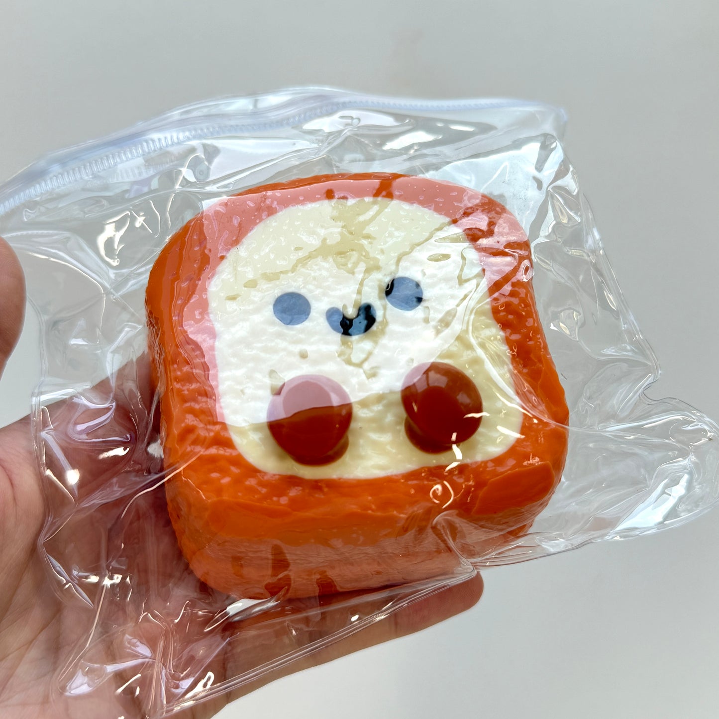 Smiley Toast Taba Squishy