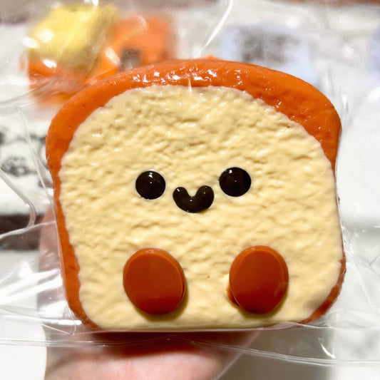 Smiley Toast Taba Squishy
