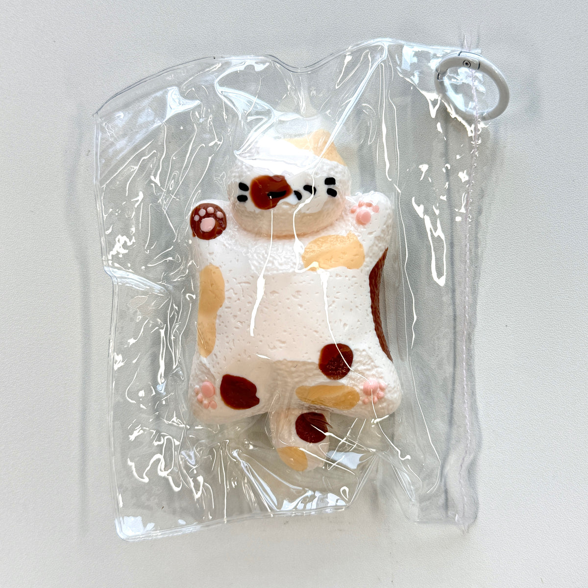 Flying Calico Cat Bag Squishy