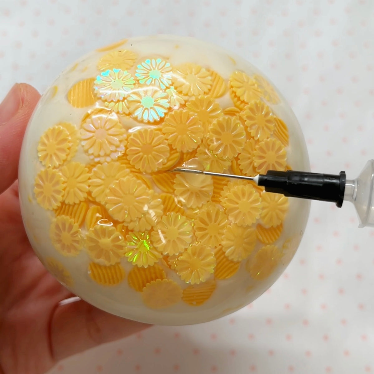 Super Soft Crunchy Orange Petals Stress Ball