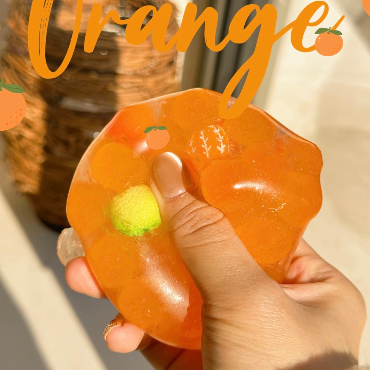 Orange Candy Stress Ball