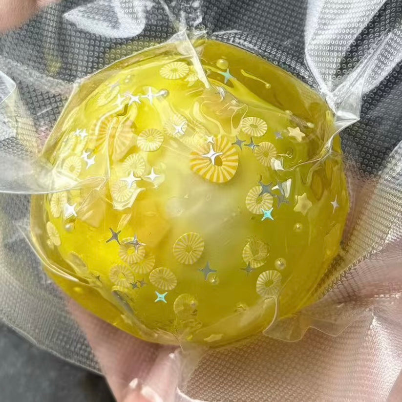 Pineapple Crispy Stress Ball Cracking Wax Ball