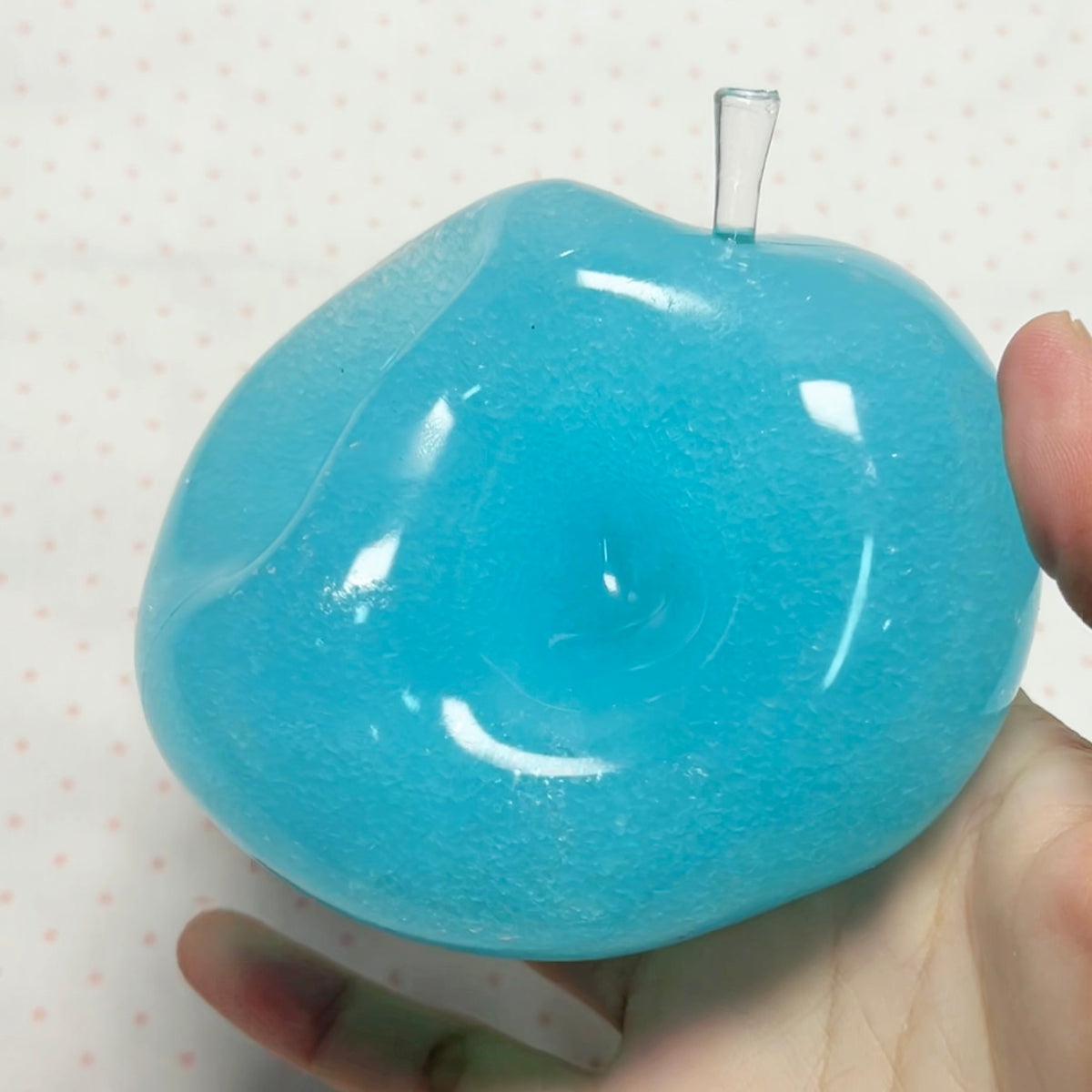 Slushy Blue Apple Squishy