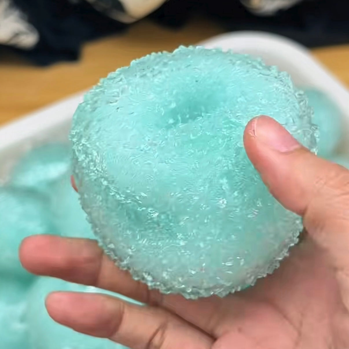 Tiffany Blue Crystal Slushy Ball