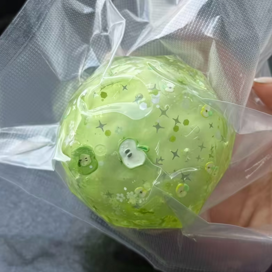 Crispy Green Apple Stress Ball Cracking Wax Ball (Ship Within 20Days)