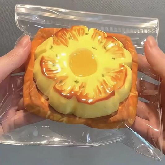 Pineapple Toast Taba Squishy