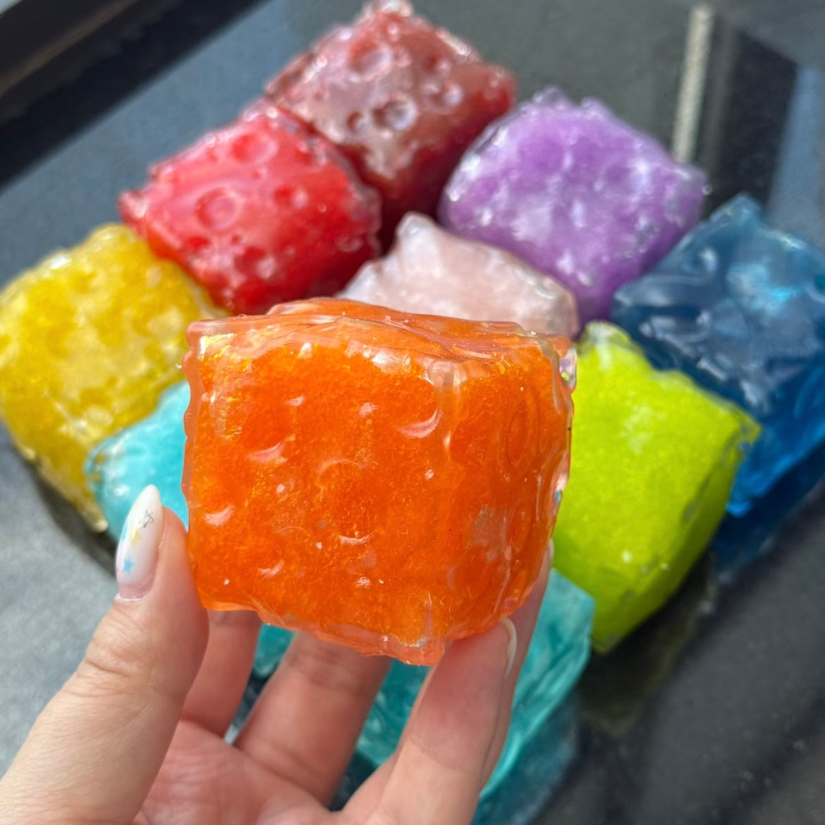 Colorful Mini Cheese Stress Ball