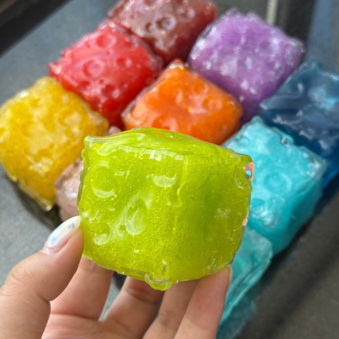 Colorful Mini Cheese Stress Ball